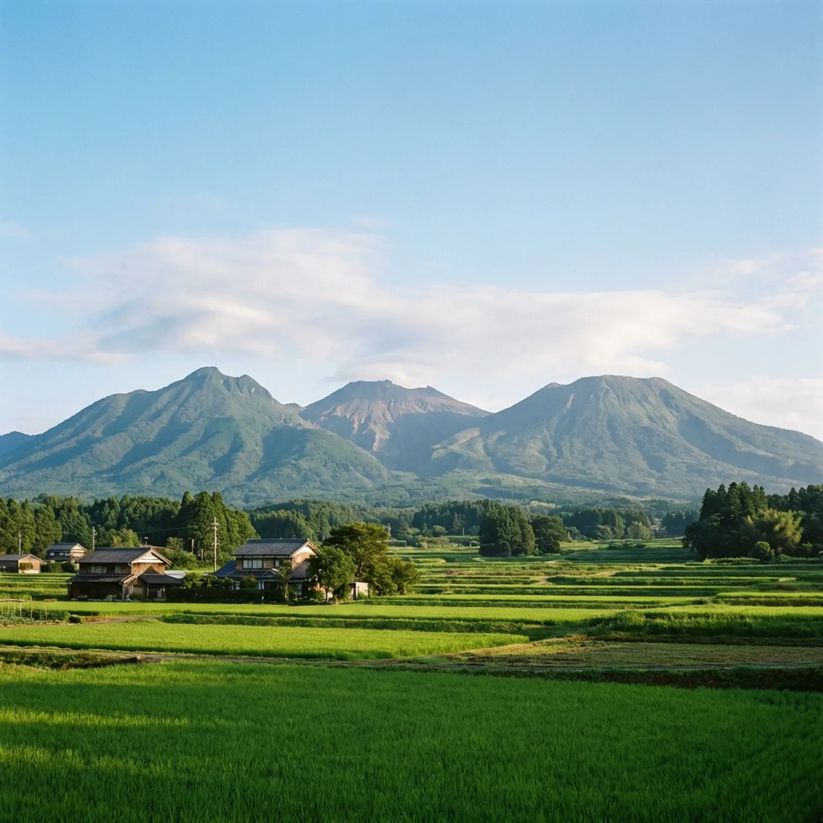 霧島連山の風景